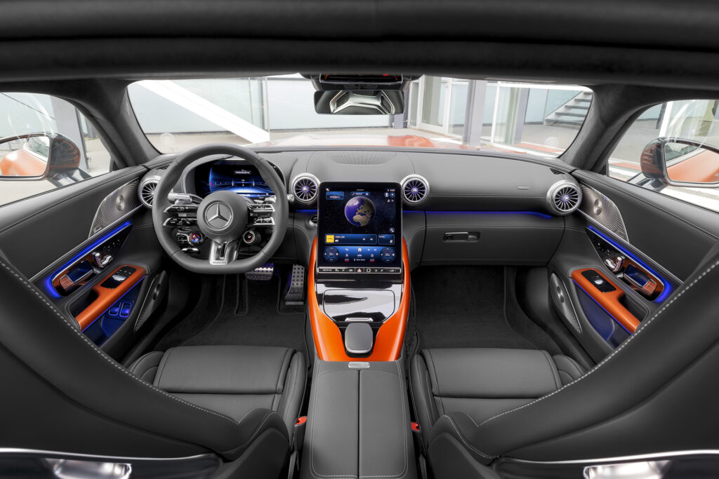habitacle Mercedes-AMG GT 63 S E PERFORMANCE orange