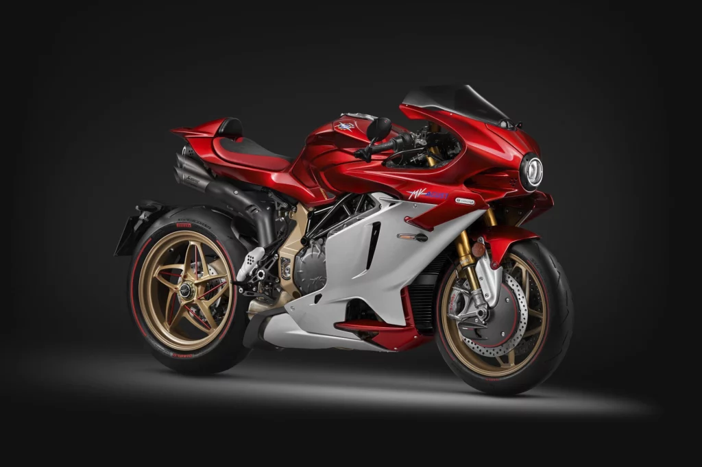 3/4 avant MV Agusta Superveloce 1000 Série Oro