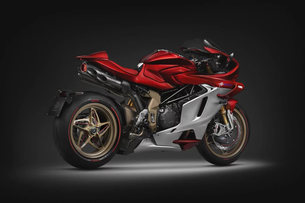 3/4 arrière MV Agusta Superveloce 1000 Série Oro