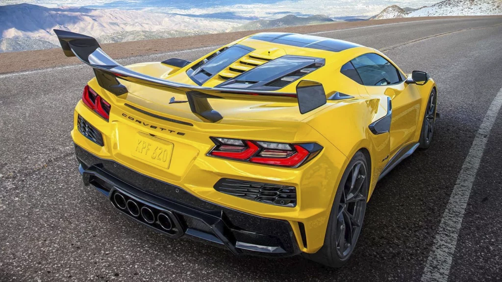 3/4 arrière Chevrolet Corvette ZR1