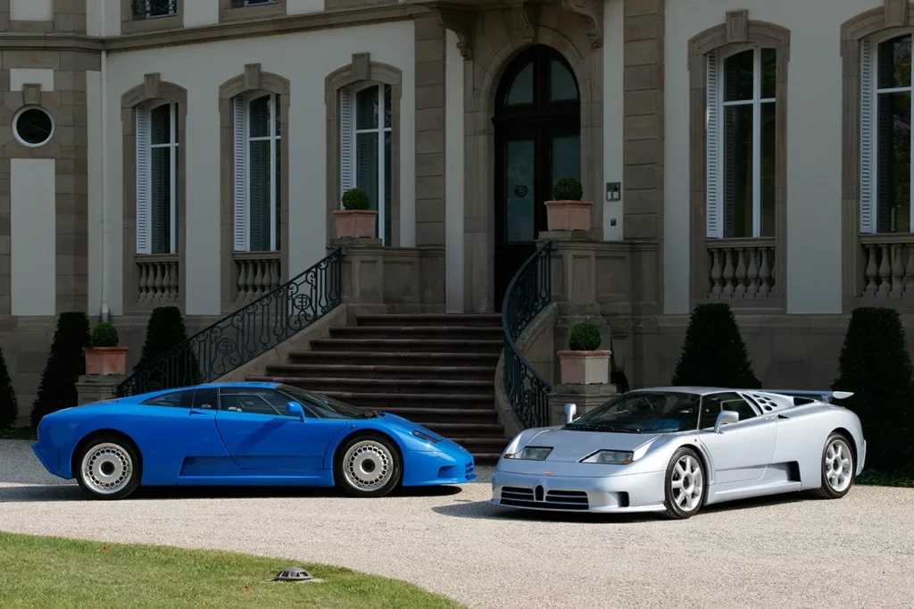 BUGATTI EB110, giamaro v12 quadri turbo, supercar italienne