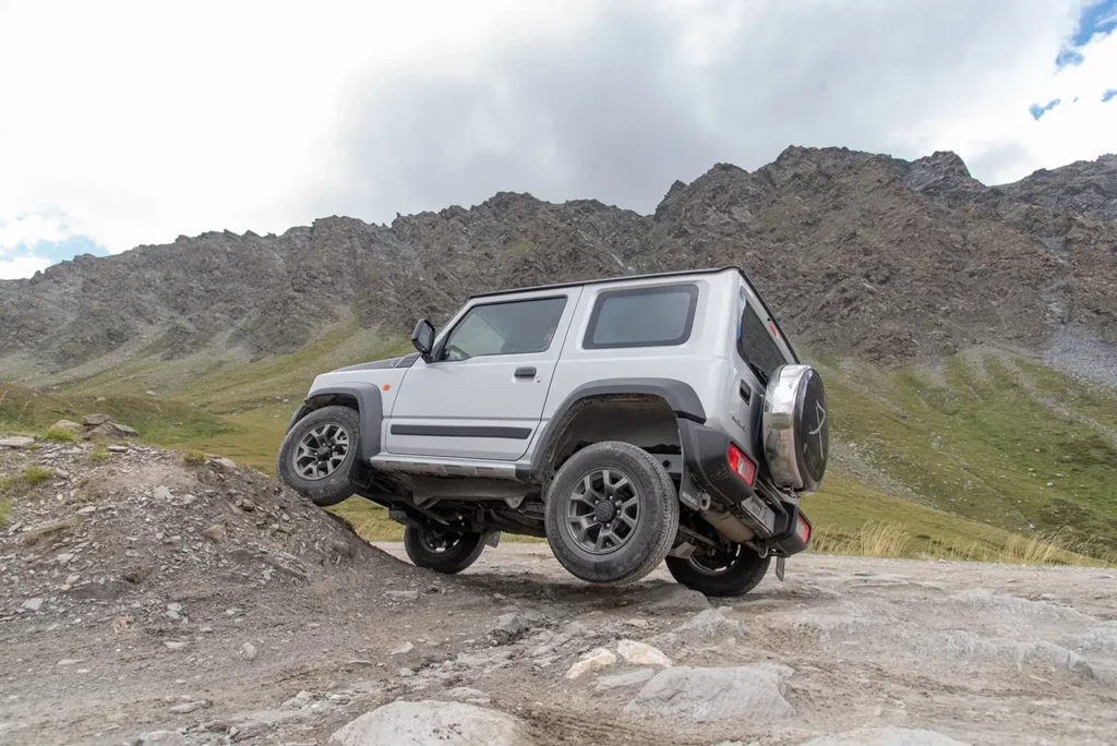 Jimny Mata en franchissement