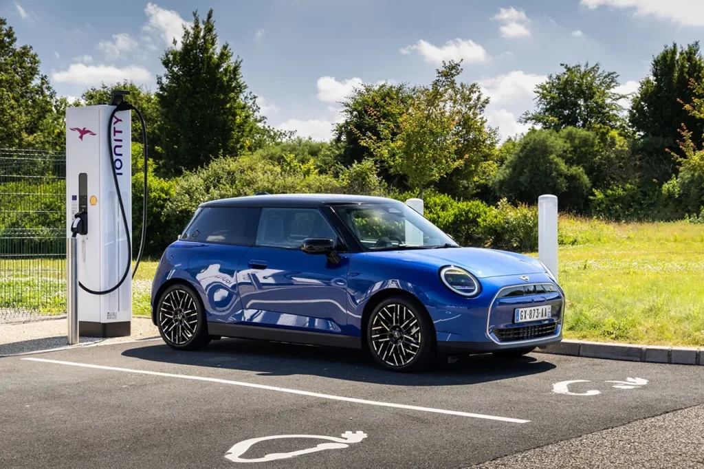 essai mini cooper se 2024 recharge ionity