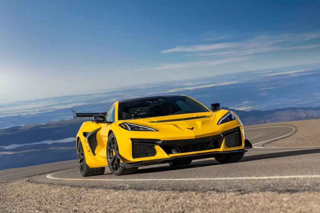 Chevrolet Corvette ZR1 vue trois quart face