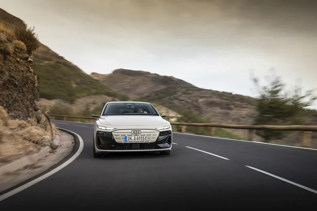 Essai Audi A6 e-tron sur la route